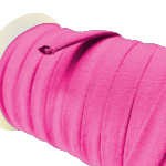 Ruban Spaghetti Coton 10 mm Fuchsia