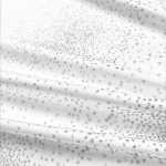 Tissu Burlington paillettes américaines blanc au mètre