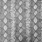 Similicuir serpent couleur argent