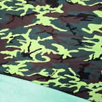 Lycra baño camuflaje verde i love telas