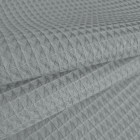Tissu gauffré | gris foncé pas cher