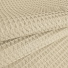 Tissu gauffré | beige au mètre