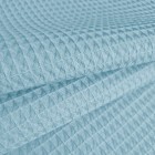 Tissu gauffré | bleu ciel au mètre