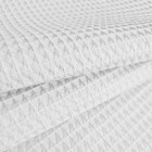 Tissu gauffré | blanc au mètre