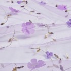 ? Tulle brodé floral lilas