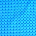 Coton imprimé pétale art déco turquoise