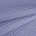 Tissu gauffré | medium blue au mètre