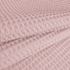 Tissu gauffré | rose perle au mètre