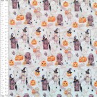 Coton BIO imprimé HALLOWEEN